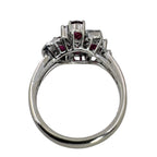Ruby Ring 18k With Diamonds