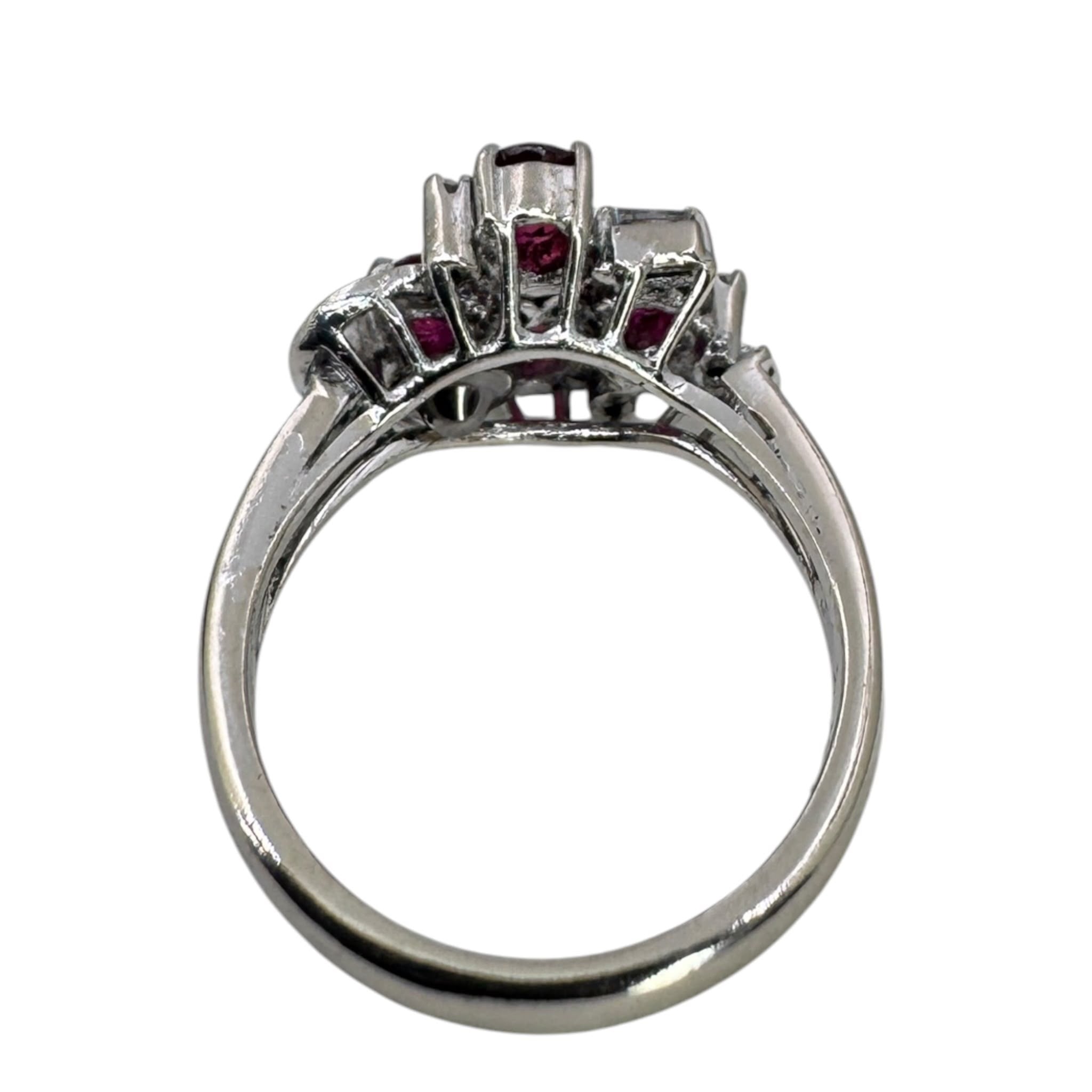 Ruby Ring 18k With Diamonds