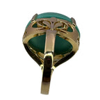 Turquoise 18K Yellow Gold Ladies' Ring