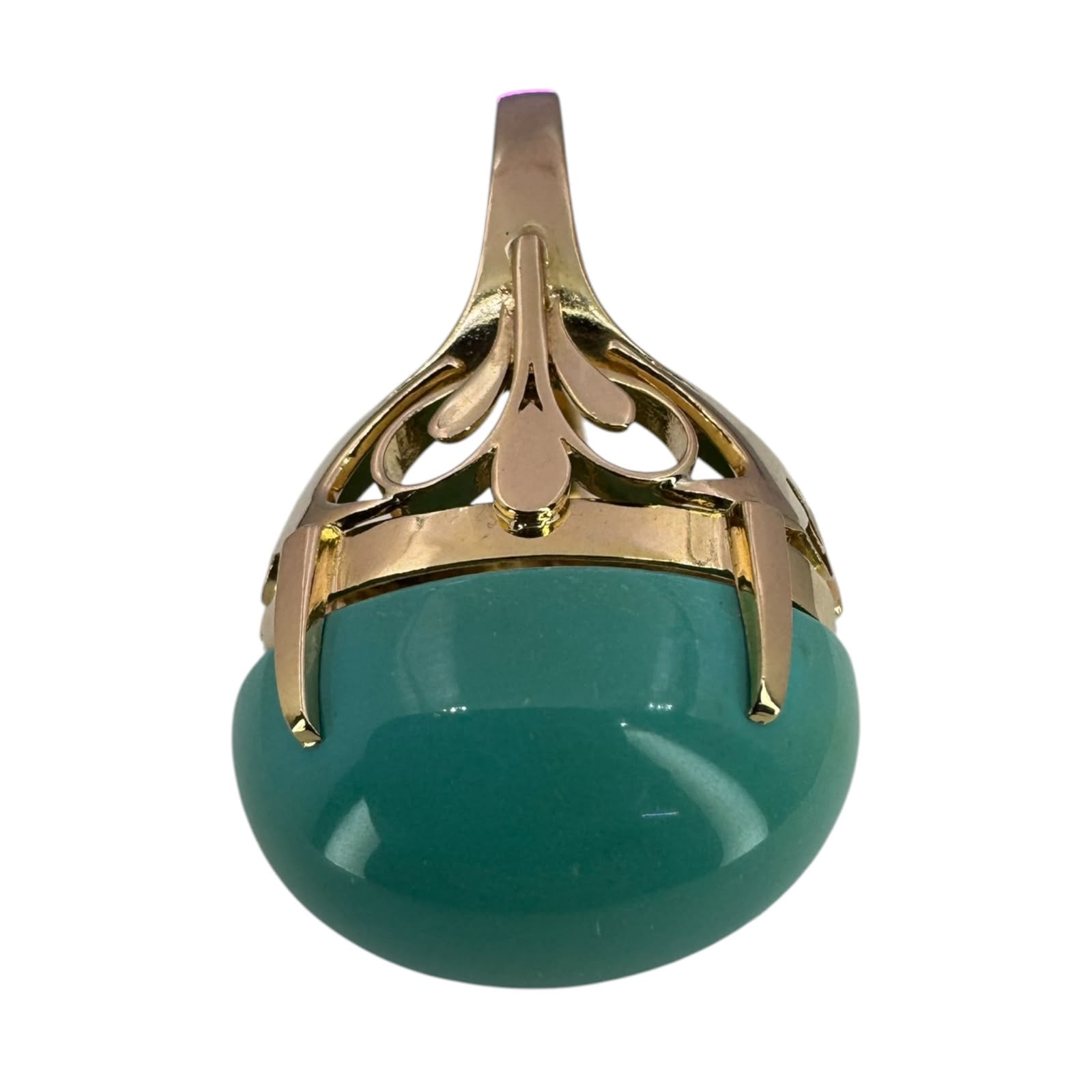 Turquoise 18K Yellow Gold Ladies' Ring