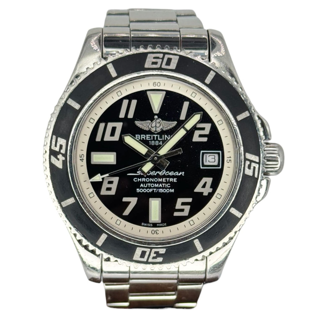 Breitling Superocean Automatic Watch With Cert/Box ,42mm