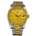 Cyma 02-0023-005 DayDate 2 Tone Automatic Watch, 36mm