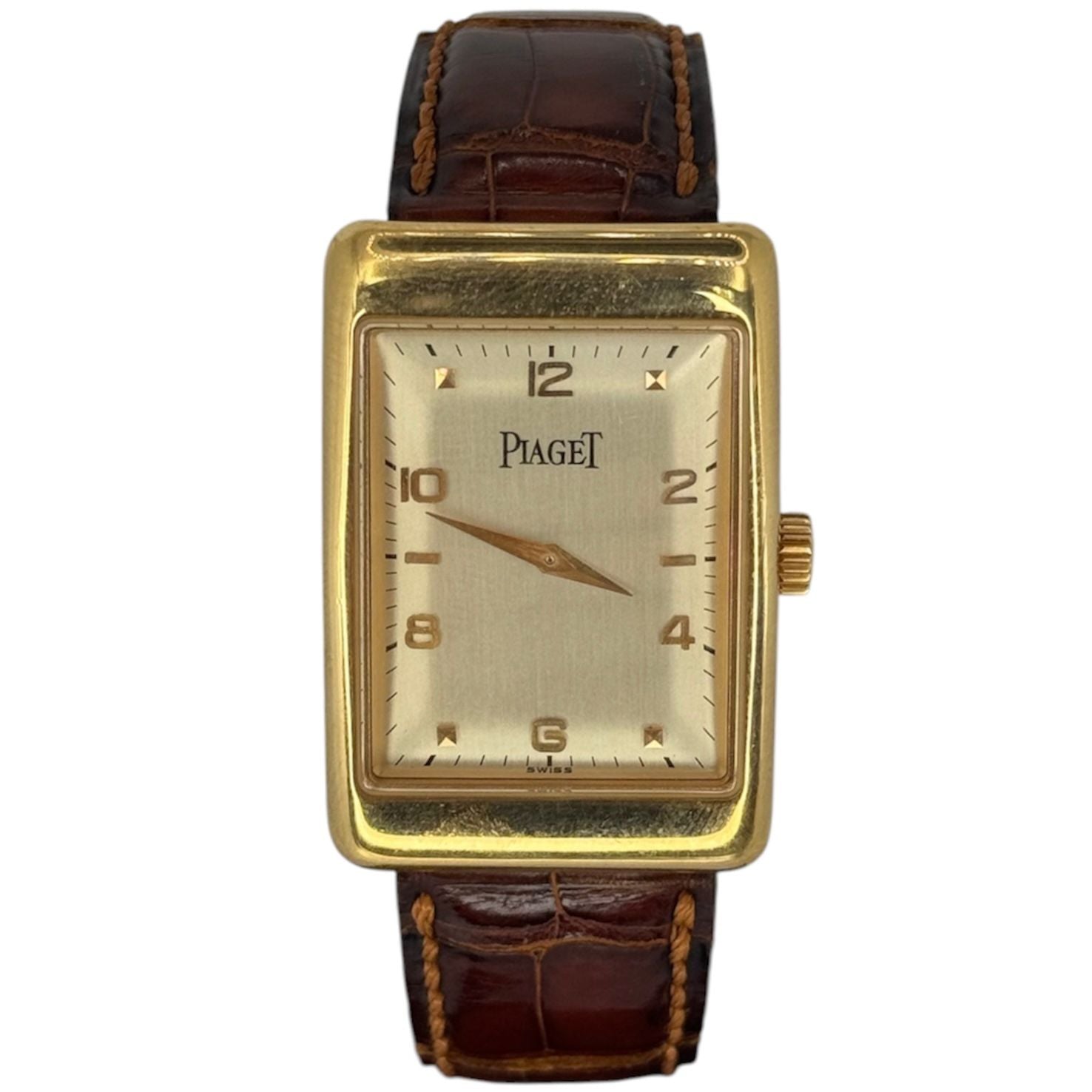 Piaget 9952 L’Ancienne Tank 18KYG Case manual winding Watch, 24x35mm