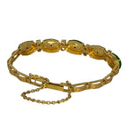 22KYG "A" Jade5 Diamonds Bracelet
