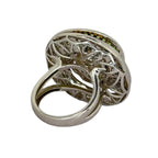 750WG South Sea Pearl Sapphire Ring