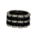 750WG Onyx Diamond Men Ring