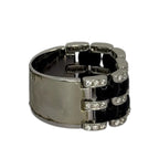 750WG Onyx Diamond Men Ring