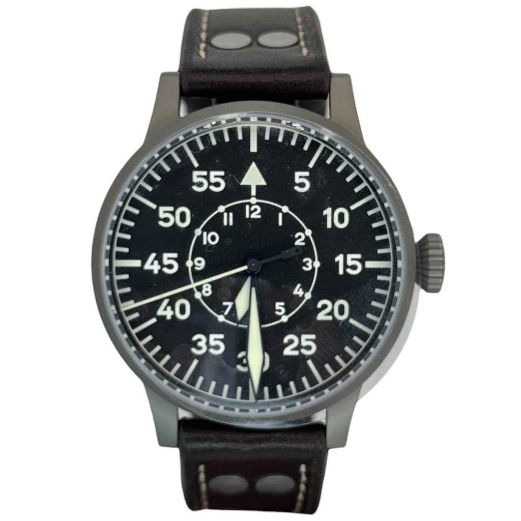 Laco aviator Automatic watch with Card and Box, 39mm