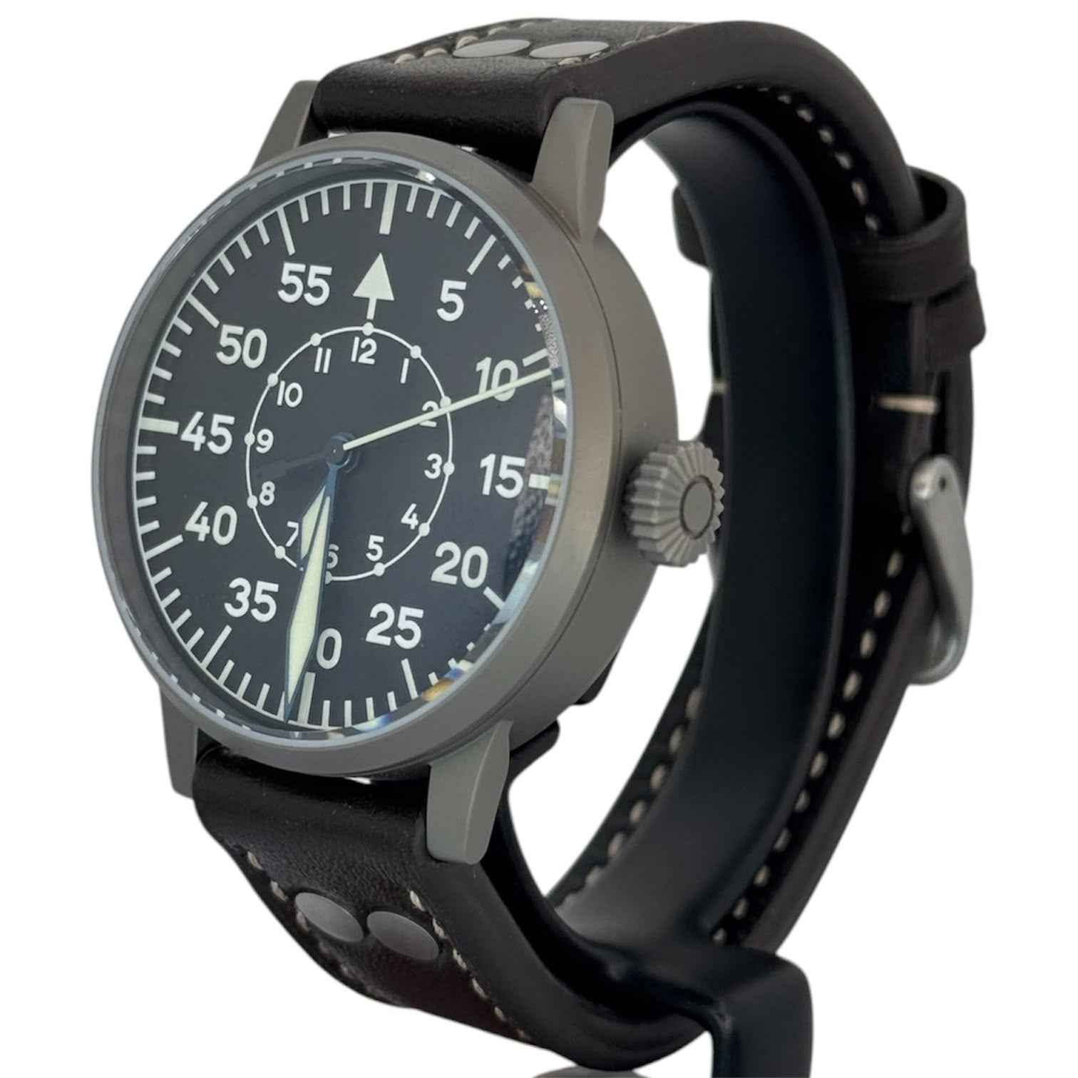 Laco aviator Automatic watch with Card and Box, 39mm