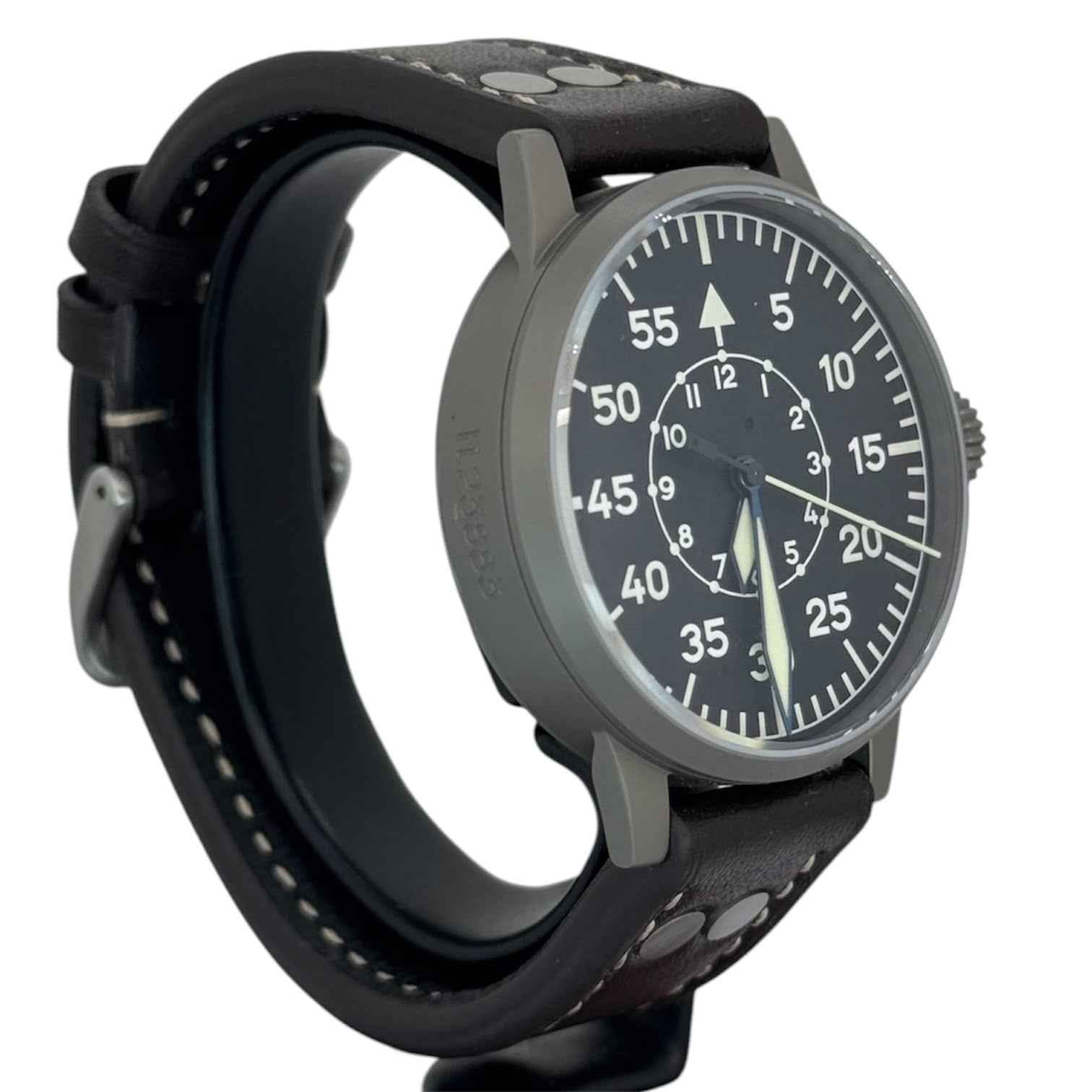 Laco aviator Automatic watch with Card and Box, 39mm