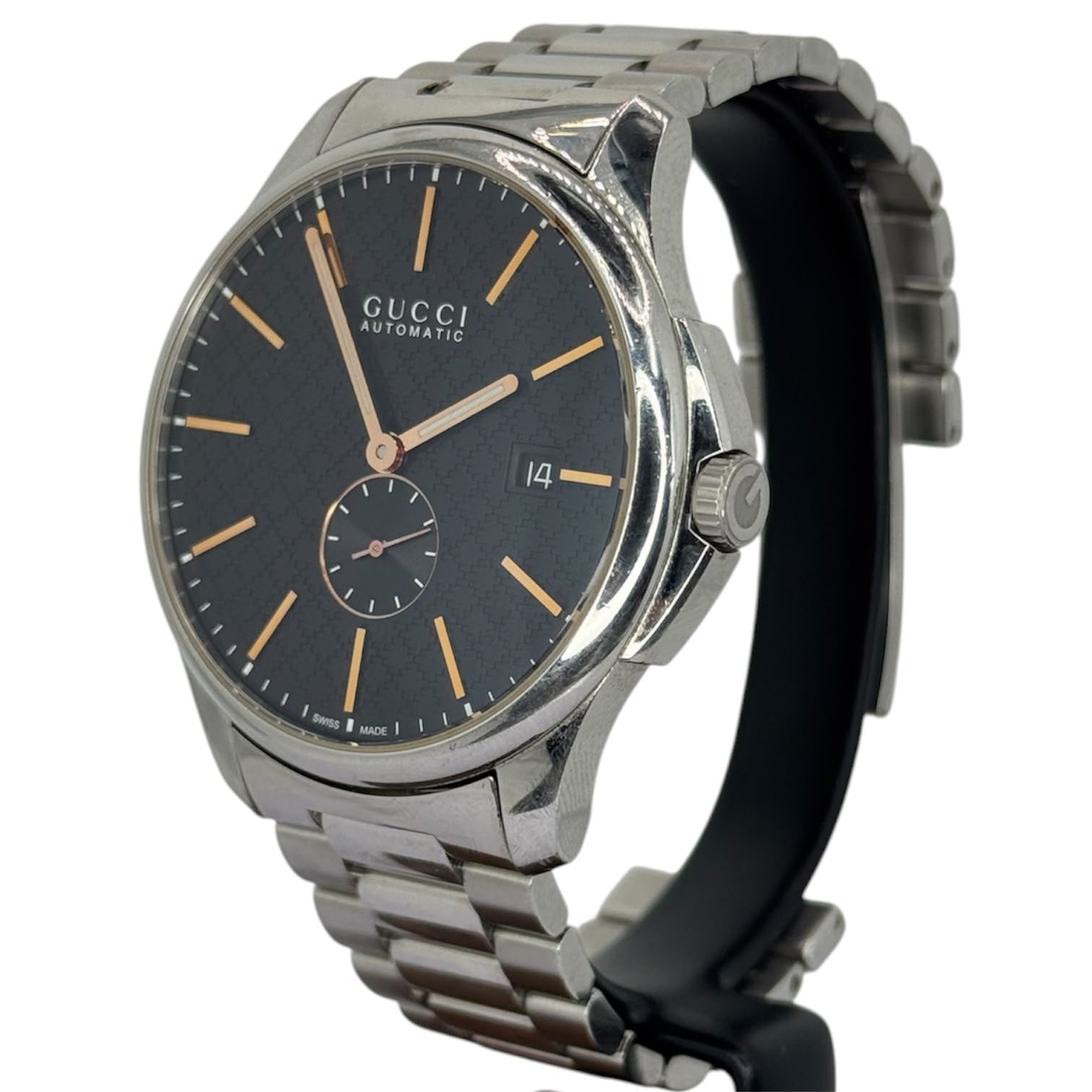Gucci G-Timeless YA126312 Automatic Black Dial Men's Watch, 40mm