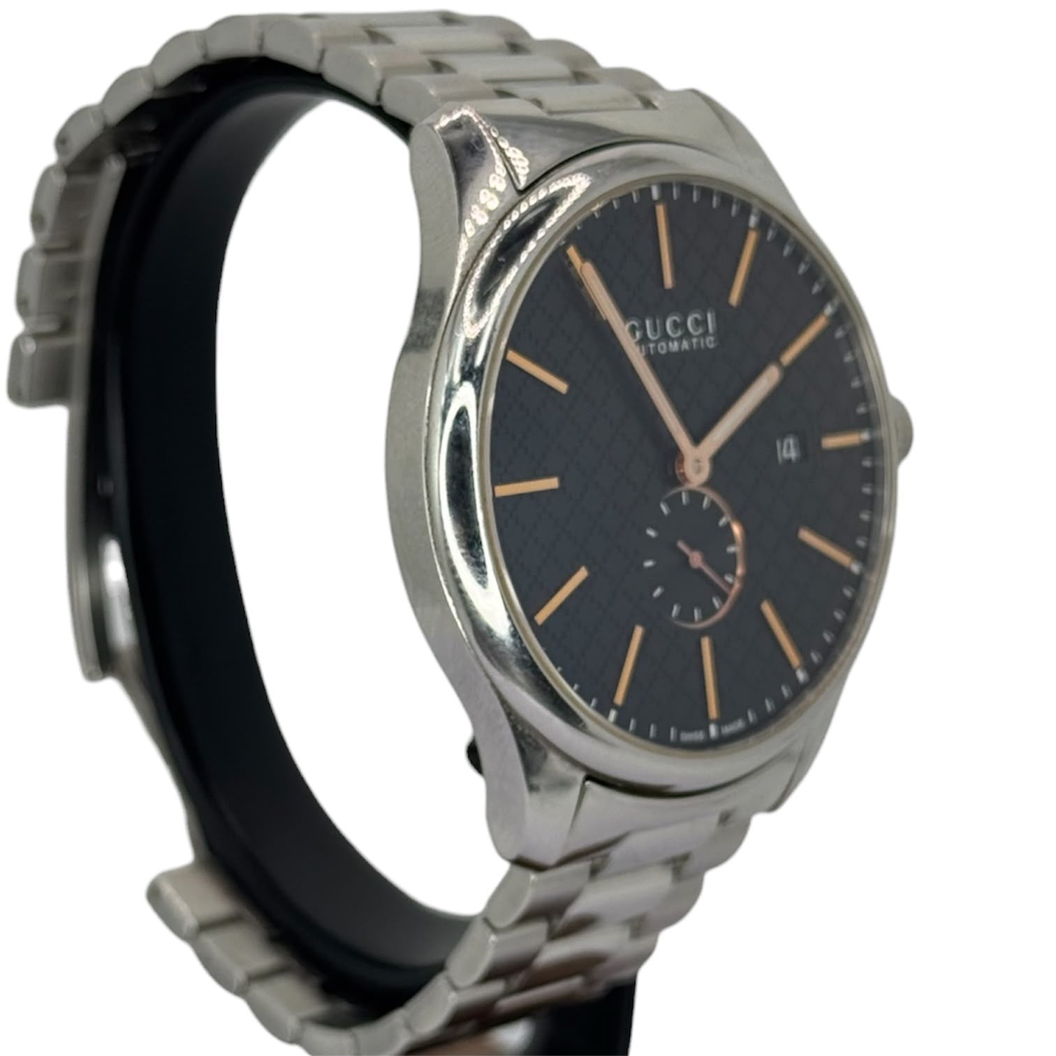 Gucci G-Timeless YA126312 Automatic Black Dial Men's Watch, 40mm
