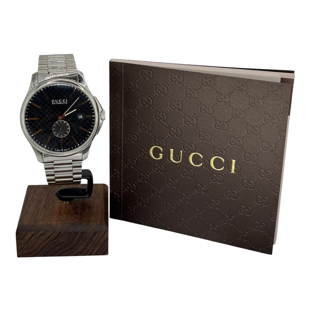 Gucci G-Timeless YA126312 Automatic Black Dial Men's Watch, 40mm