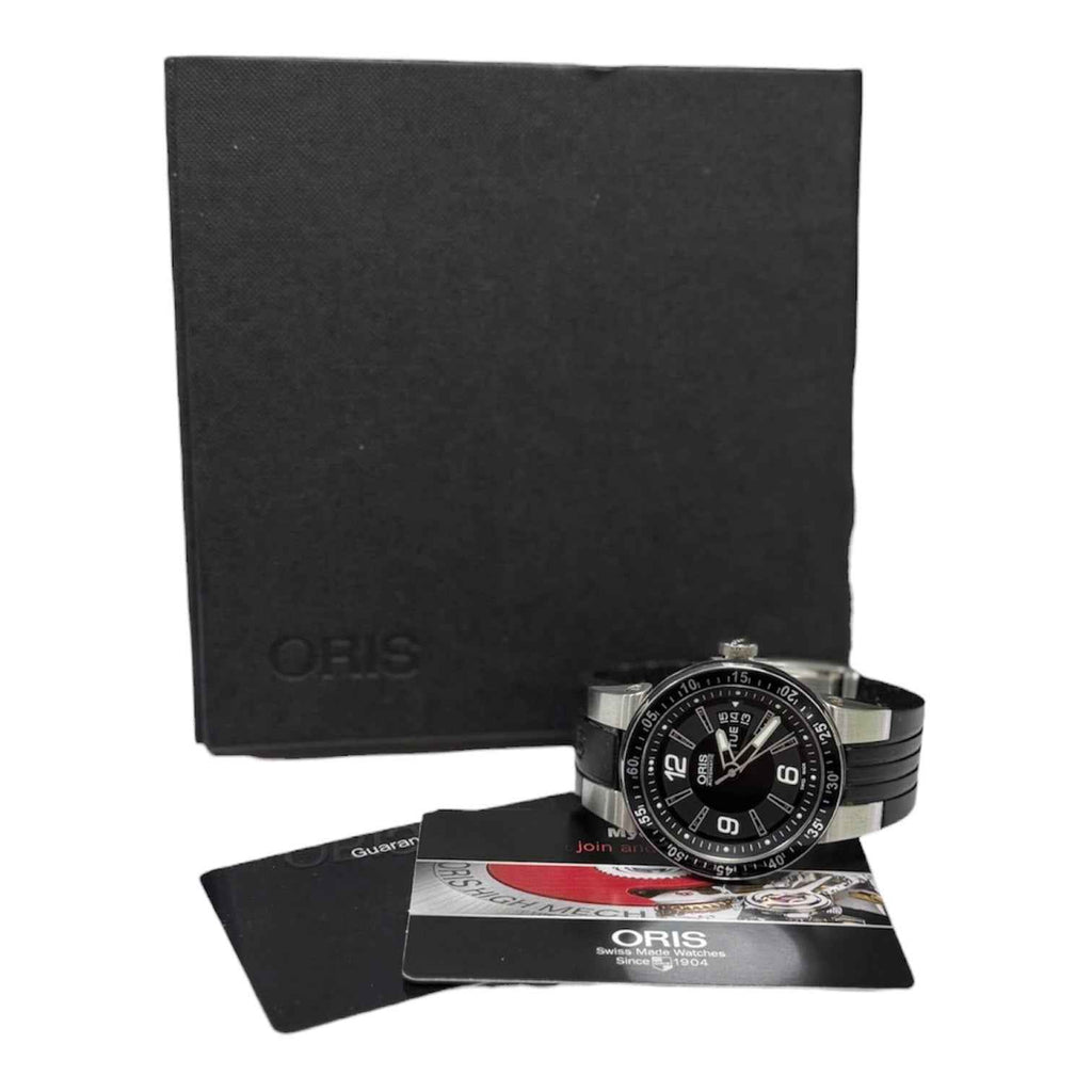 Oris 7613 Williams F1 Team Day Date Automatic Watch, 42mm
