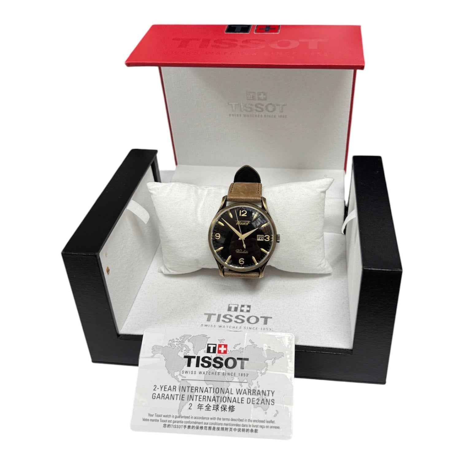 Tissot Heritage Visodate Quartz Watch With Card and Box, 40mm