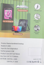 Table Top Fan with Gadget Holder - LY1005