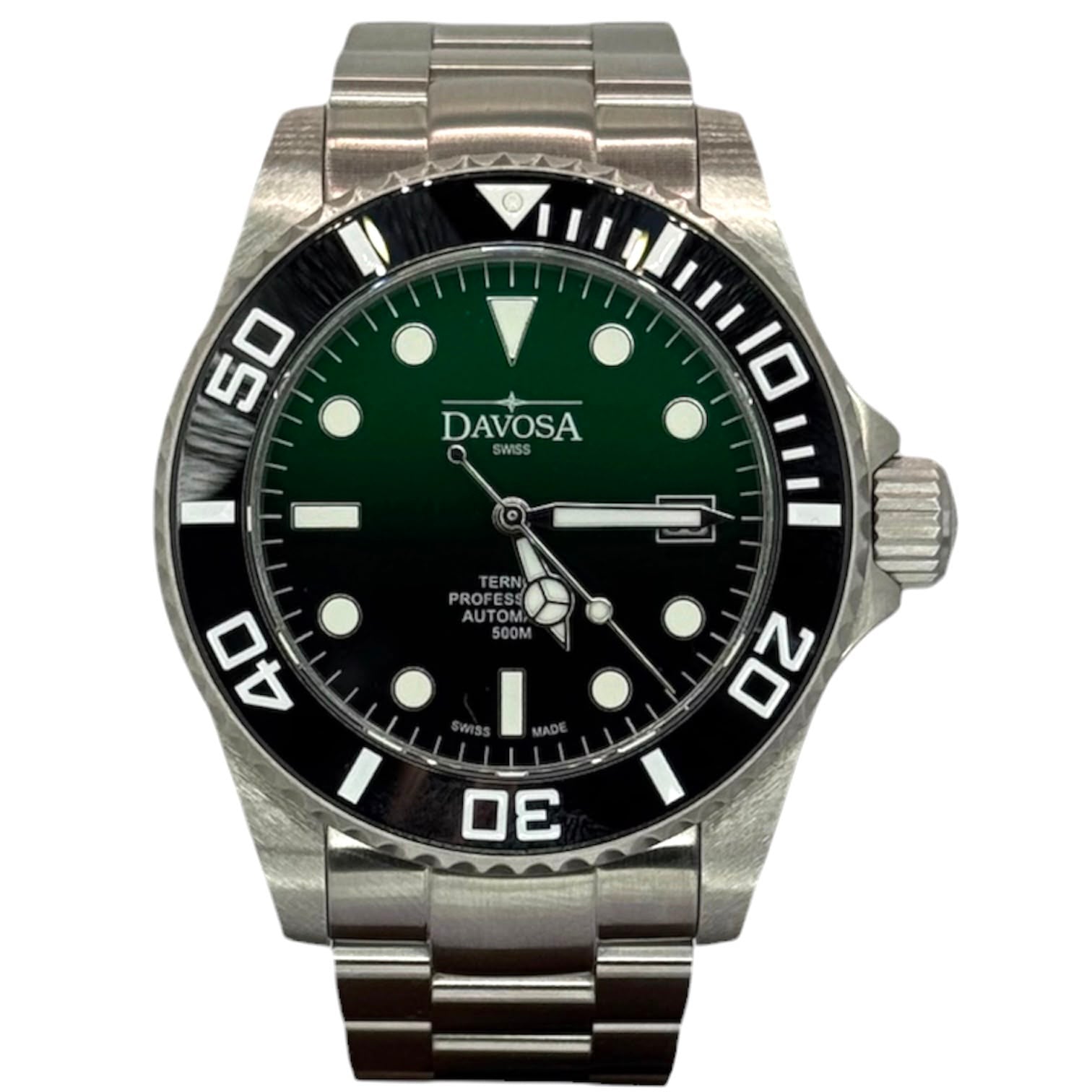 Davosa Ternos Professional Automatic 500m Green Black ,42mm Main image