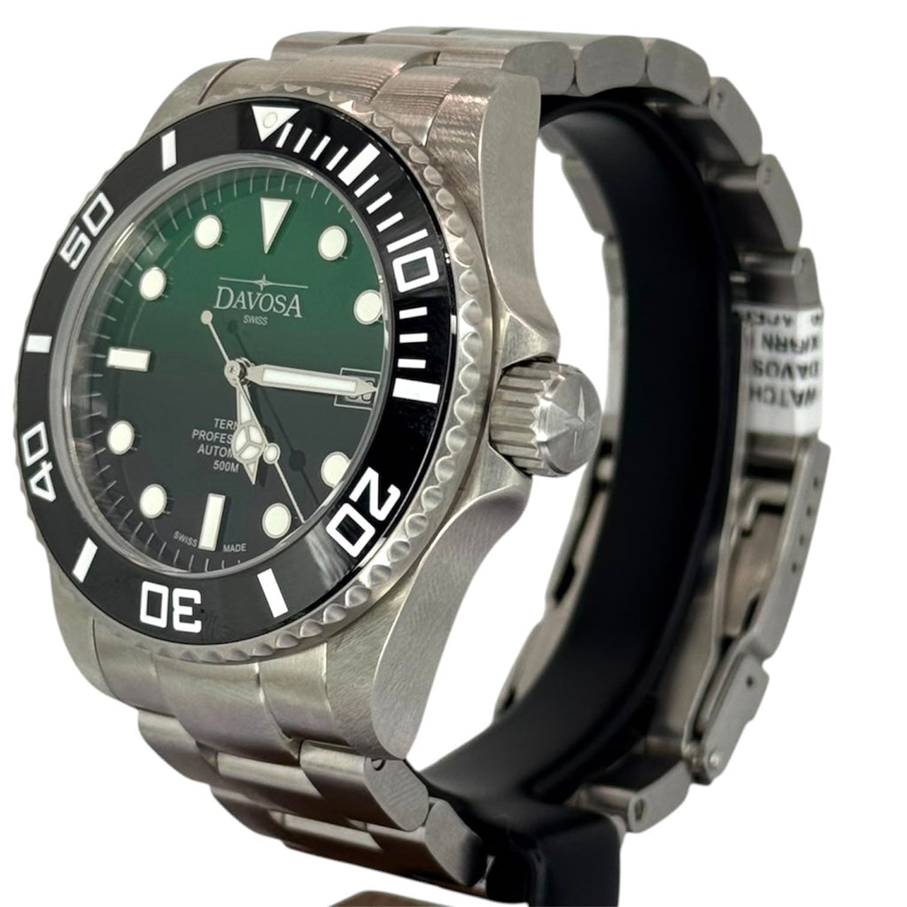 Davosa Ternos Professional Automatic 500m Green Black ,42mm