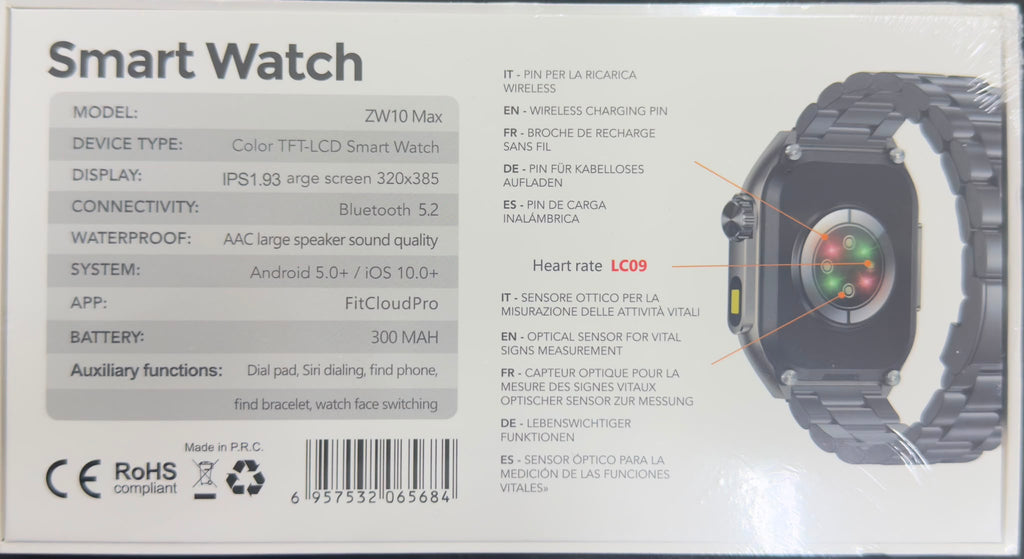 ZW10MAX Smart Watch