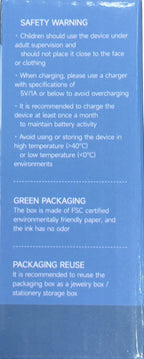 Small Transparent Handheld Power Fan with Light - L29-3