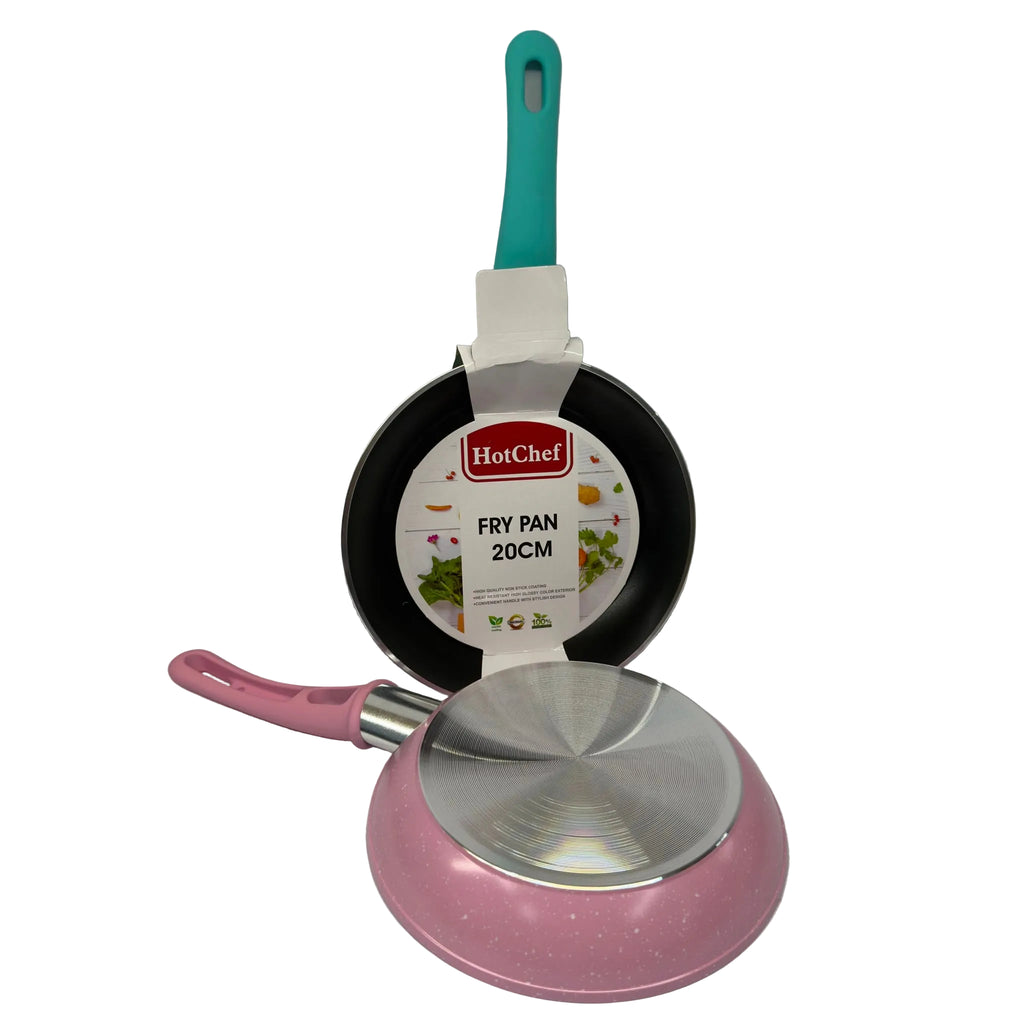20cm Frying Pan with Green Handle