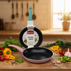 20cm Frying Pan with Green Handle