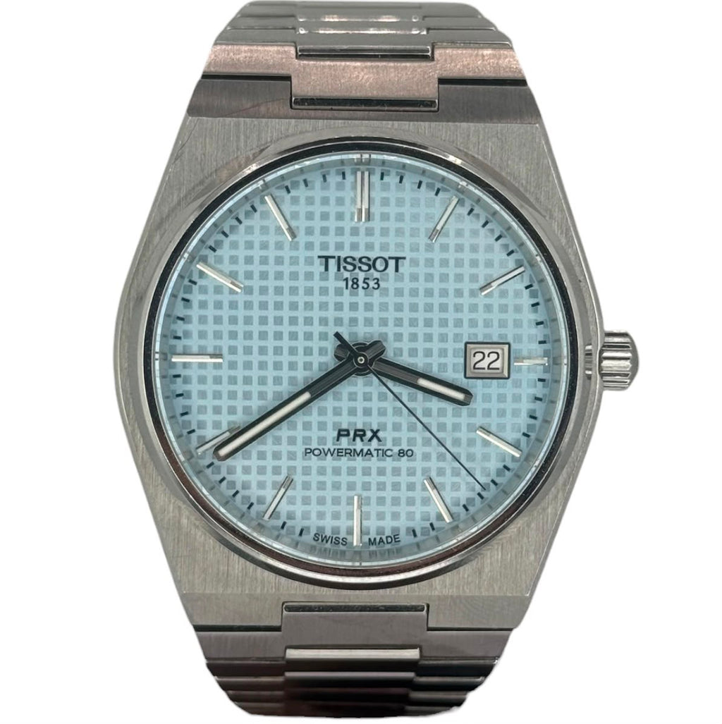Tissot PRX Powermatic Silver Stainless Steel Men Watch, 40mm