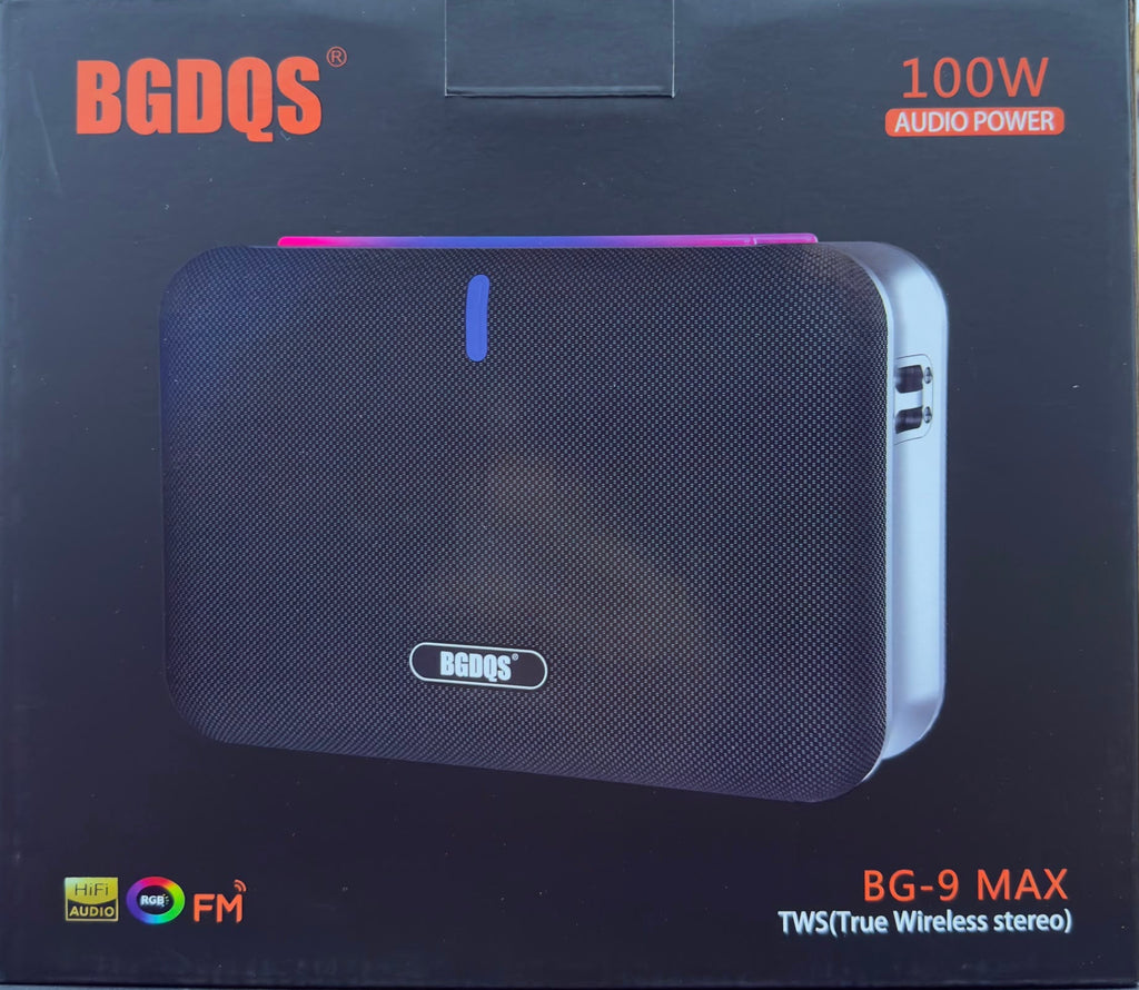 Water-Resistant Bluetooth Speaker - BG-9MAX