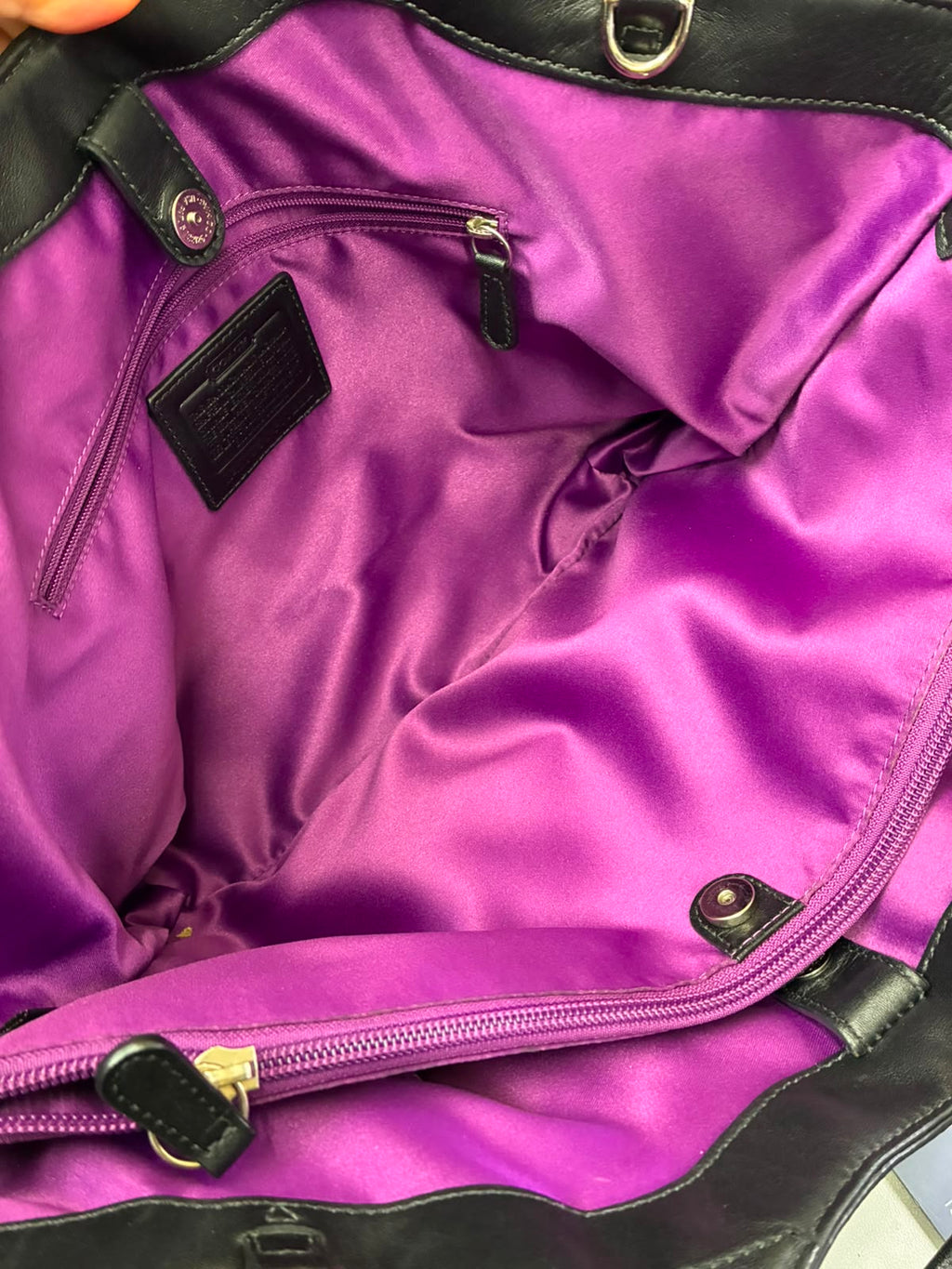 Coach L0P9420 Bonnies Legacy Zip Satchel Tote