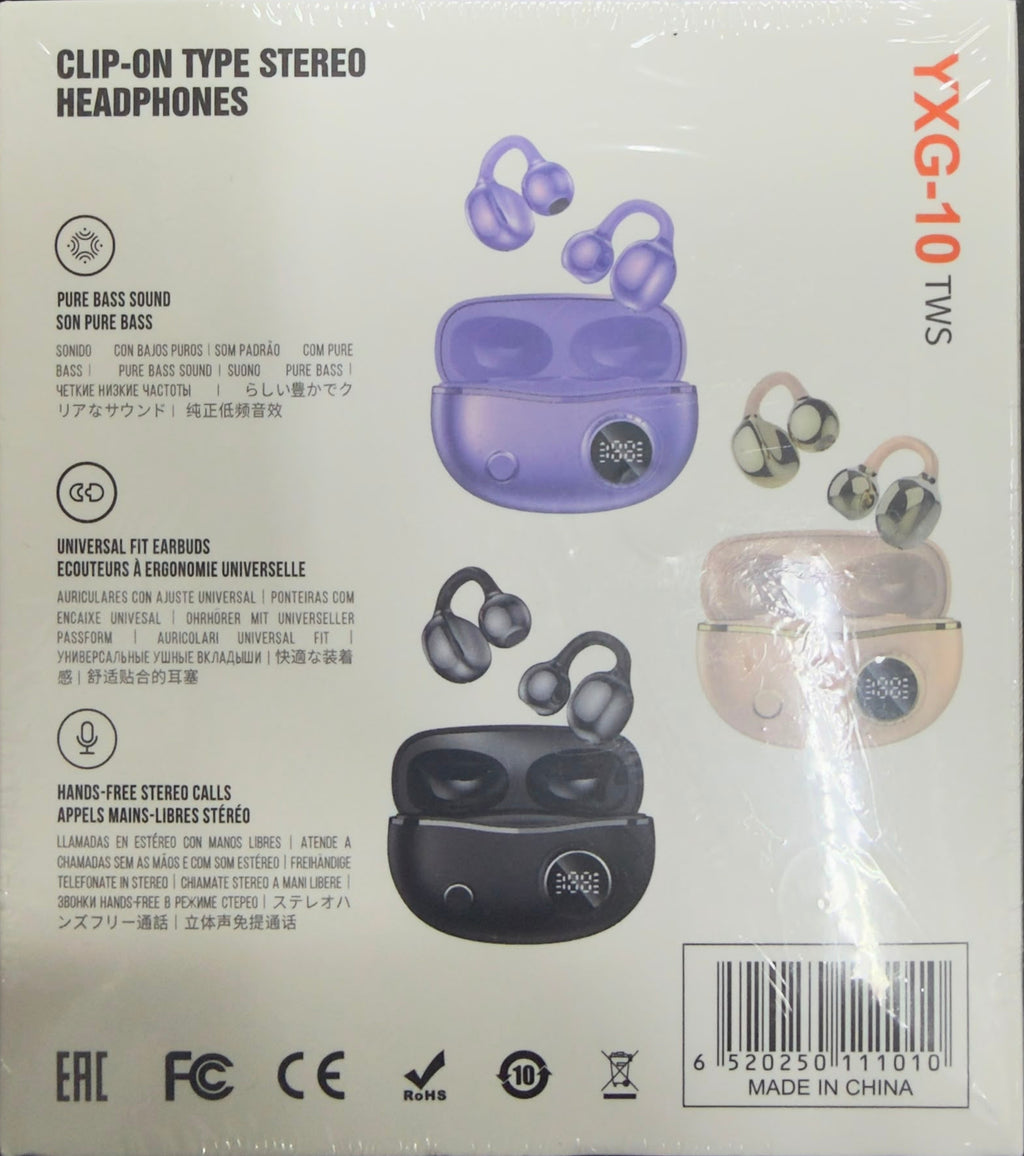 Clip-On Earphones - YXG10