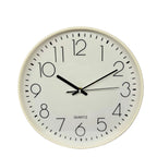 34 × 34cm Round Wall Clock with White Face - 5810