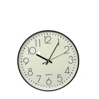 34 × 34cm Round Wall Clock with White Face - 5810