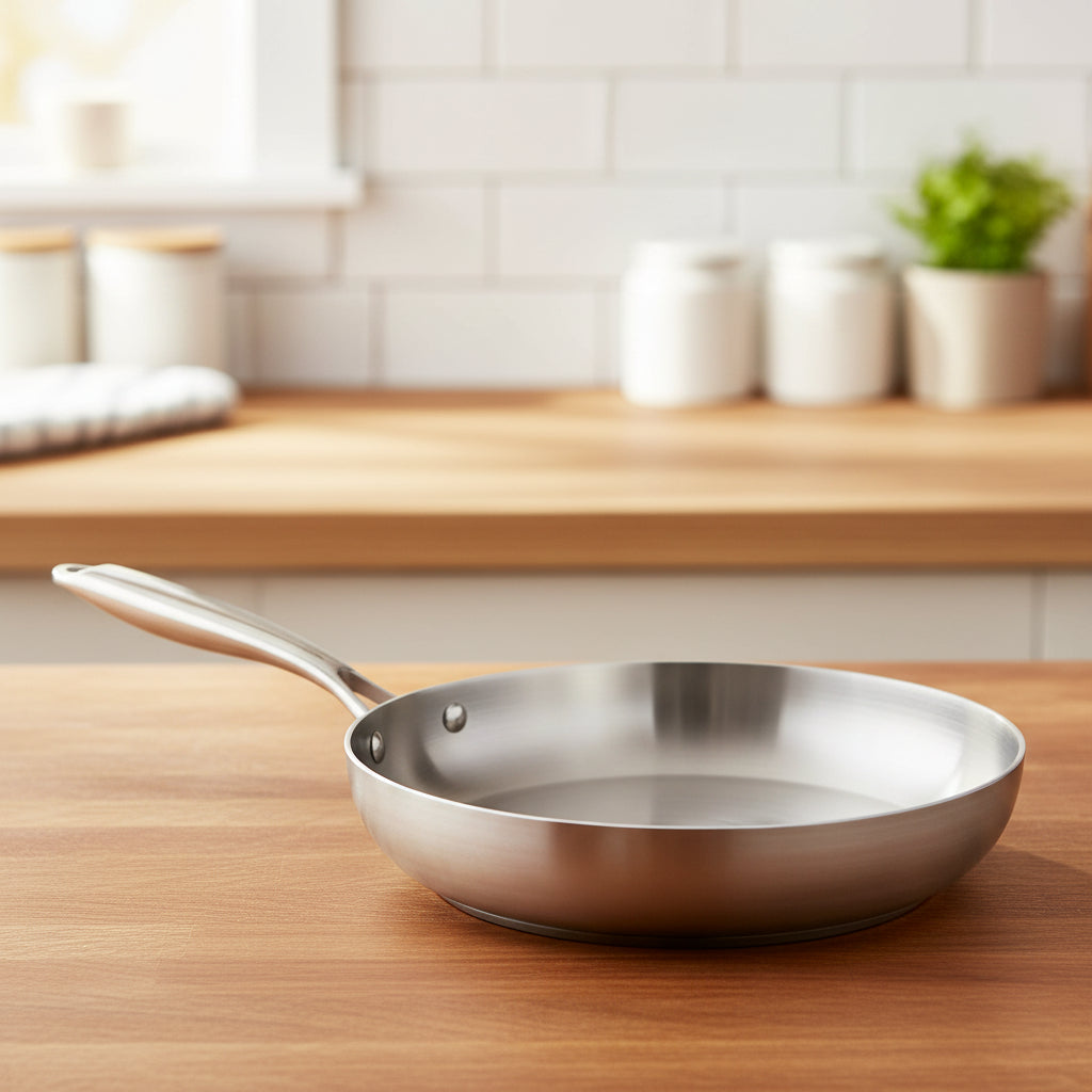 26cm Stainless Steel Frying Pan