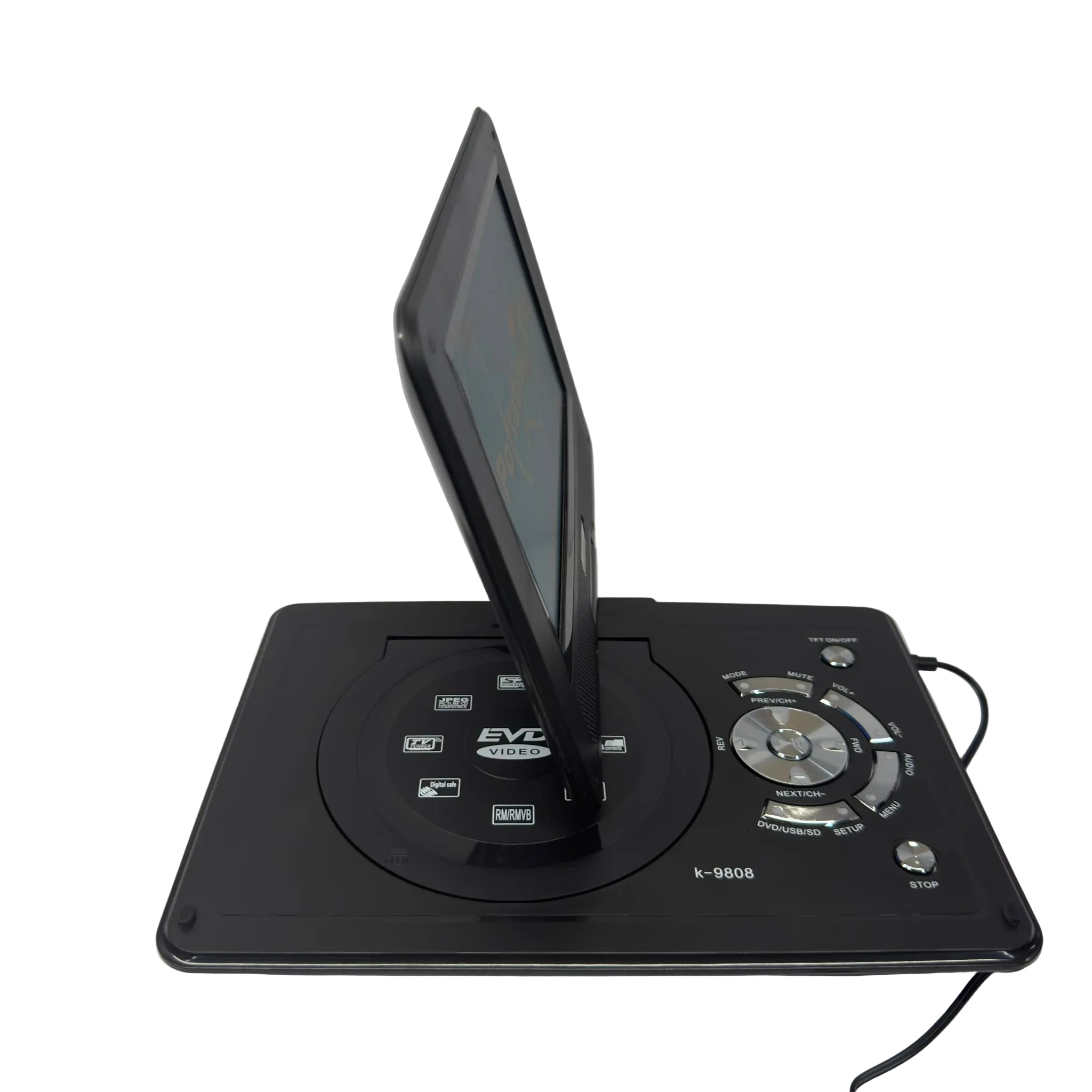 9-Inch Portable DVD Player with Screen - 908