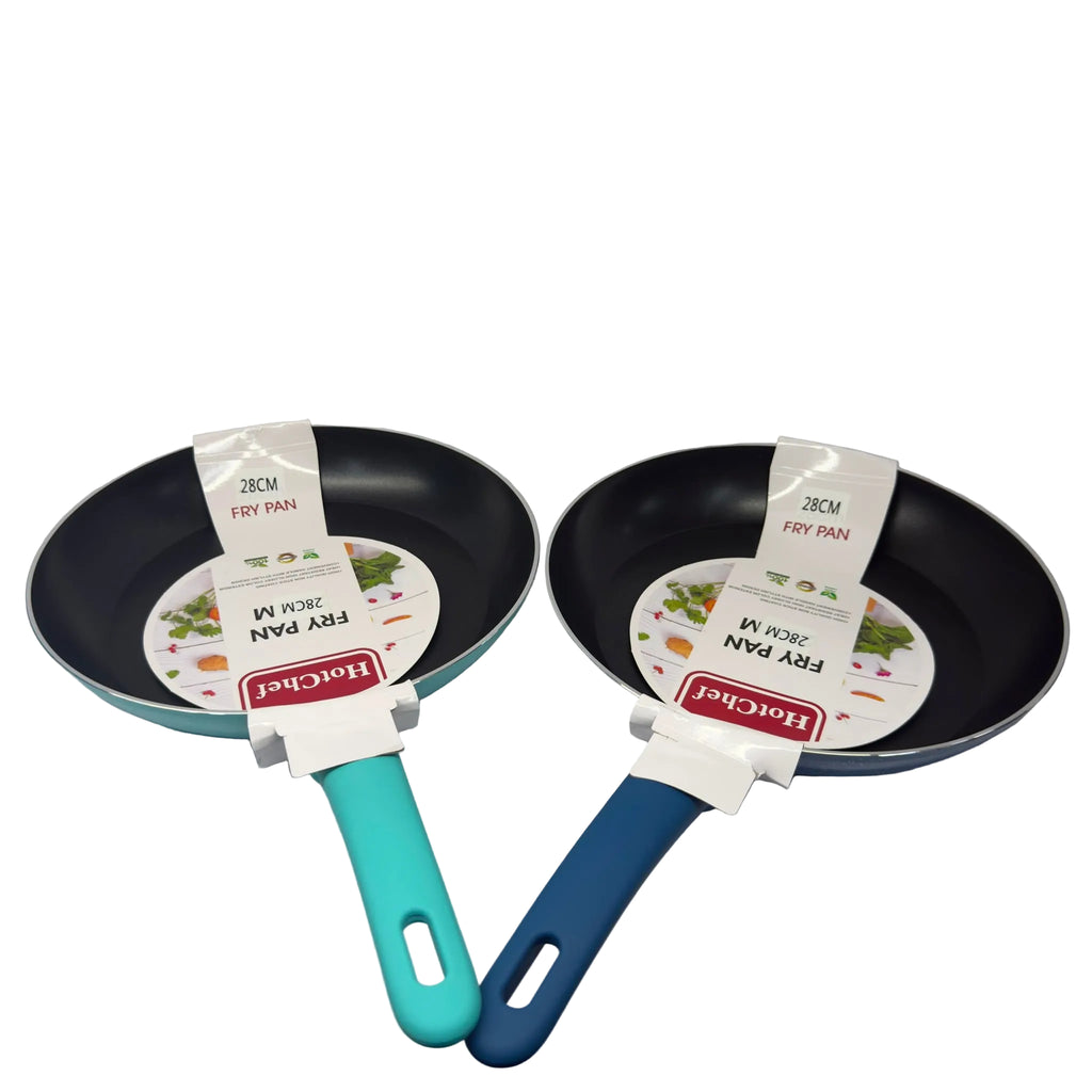 28cm Frying Pan with Green Handle