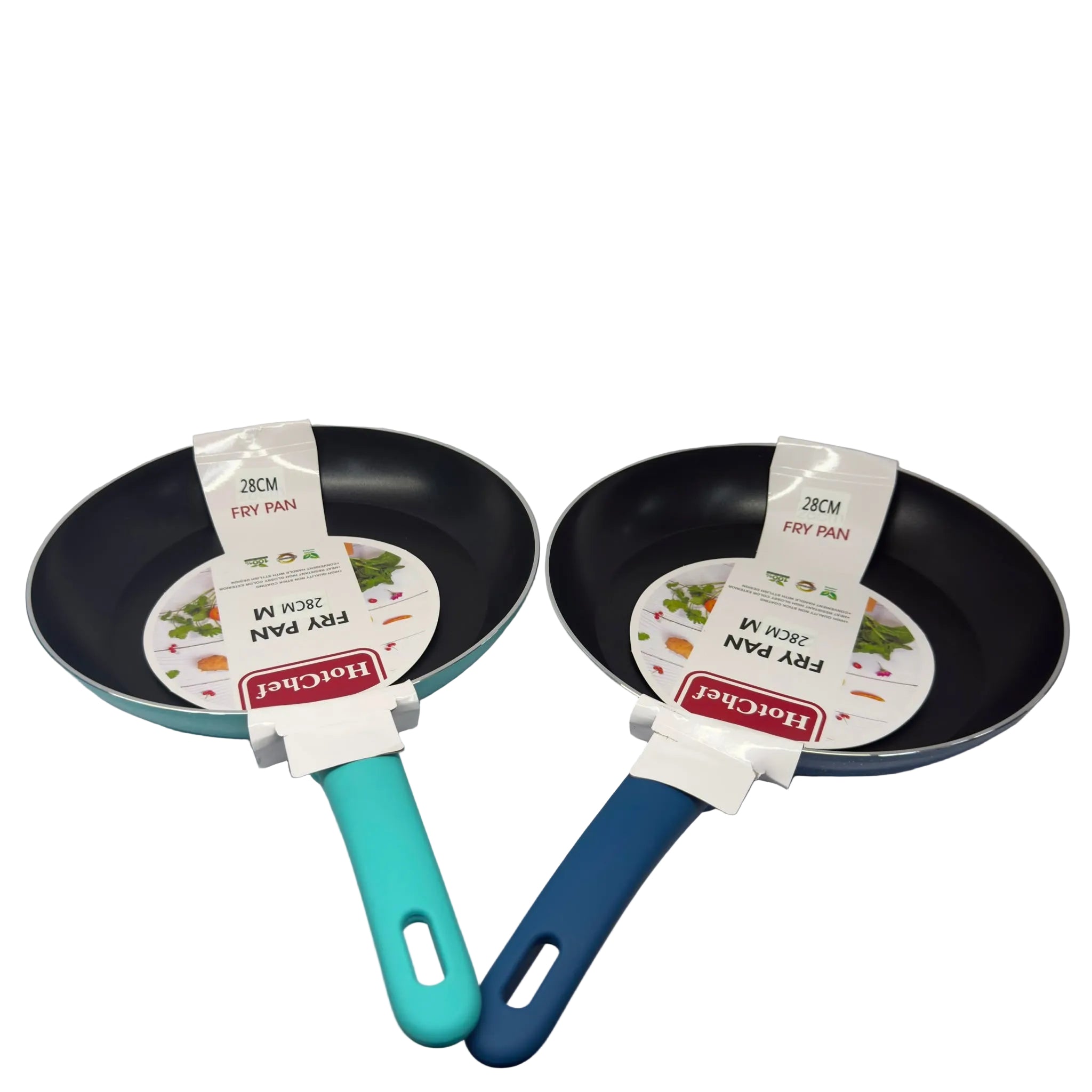 28cm Frying Pan with Green Handle