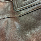 Coach Madison Bronze Leather Satchel