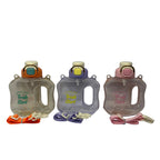 1010ml Water Bottle with Side Handle, Clip Lid & Straw - G770