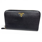 Prada Saffiano Zipper Long Wallet
