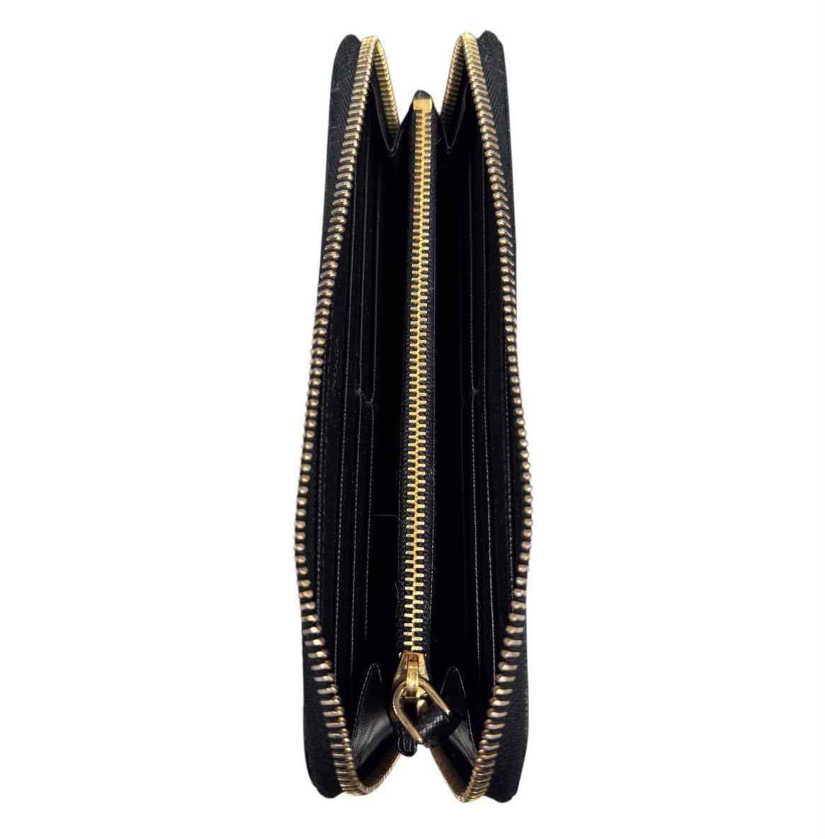 Prada Saffiano Zipper Long Wallet