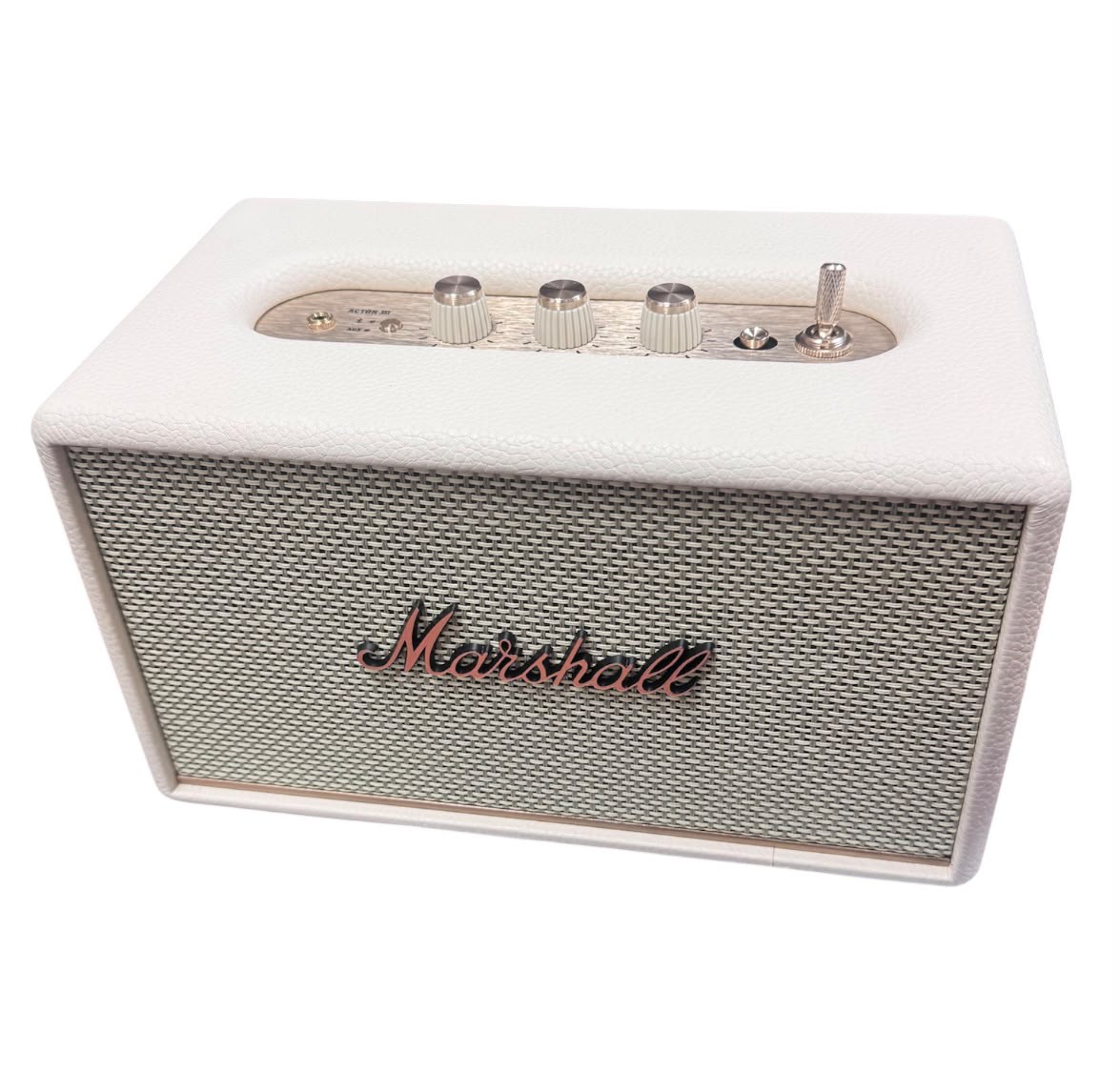 Marshall Acton III Homeline Wireless Bluetooth 5.2 Speaker, 3.5 mm input - Cream
