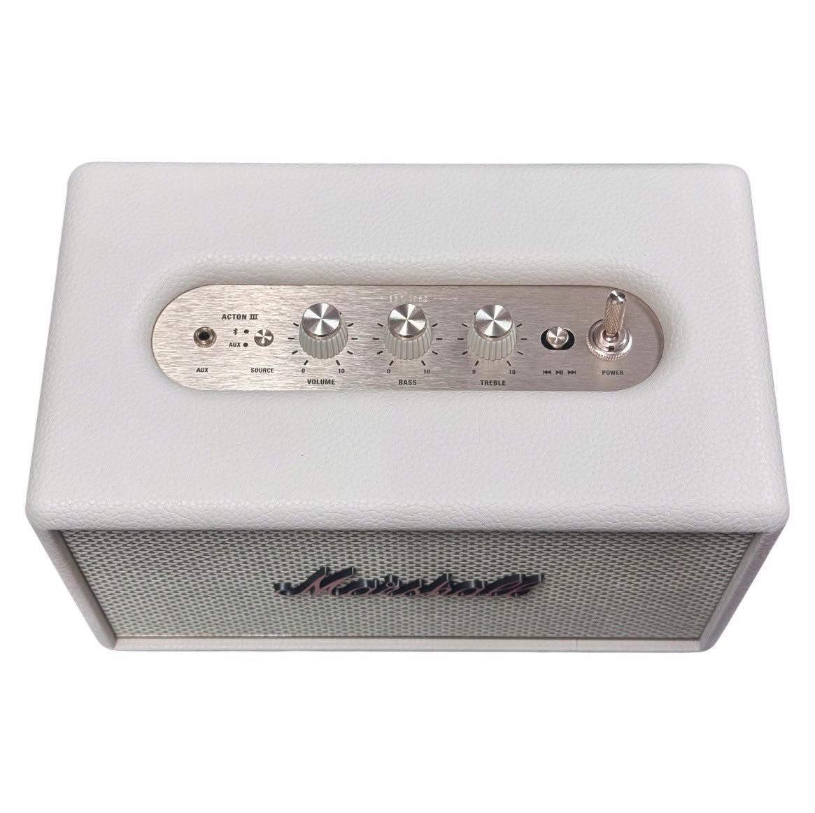 Marshall Acton III Homeline Wireless Bluetooth 5.2 Speaker, 3.5 mm input - Cream
