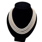 750WG 4 Strand Fresh Water Pearl Necklace