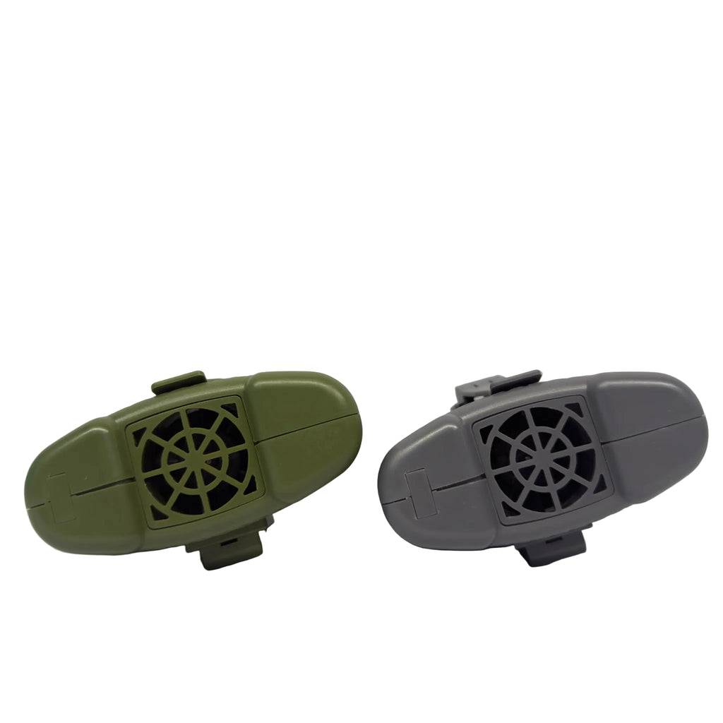 Power Fan with Clip Light