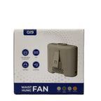 Power Fan with Clip Light