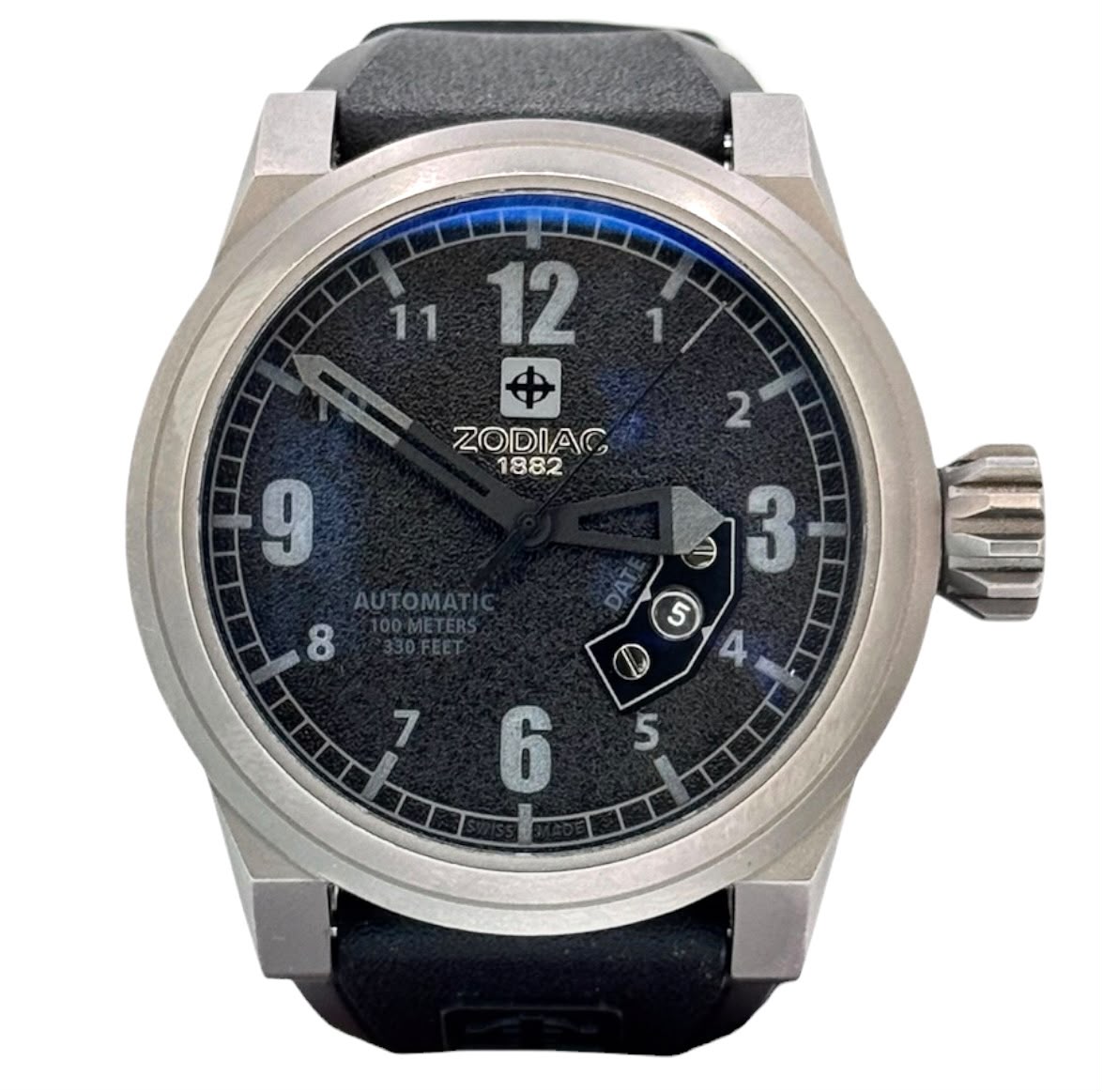 Zodiac ZO8530 Sandblasted Titanium Automatic Men Watch, 48mm Main image