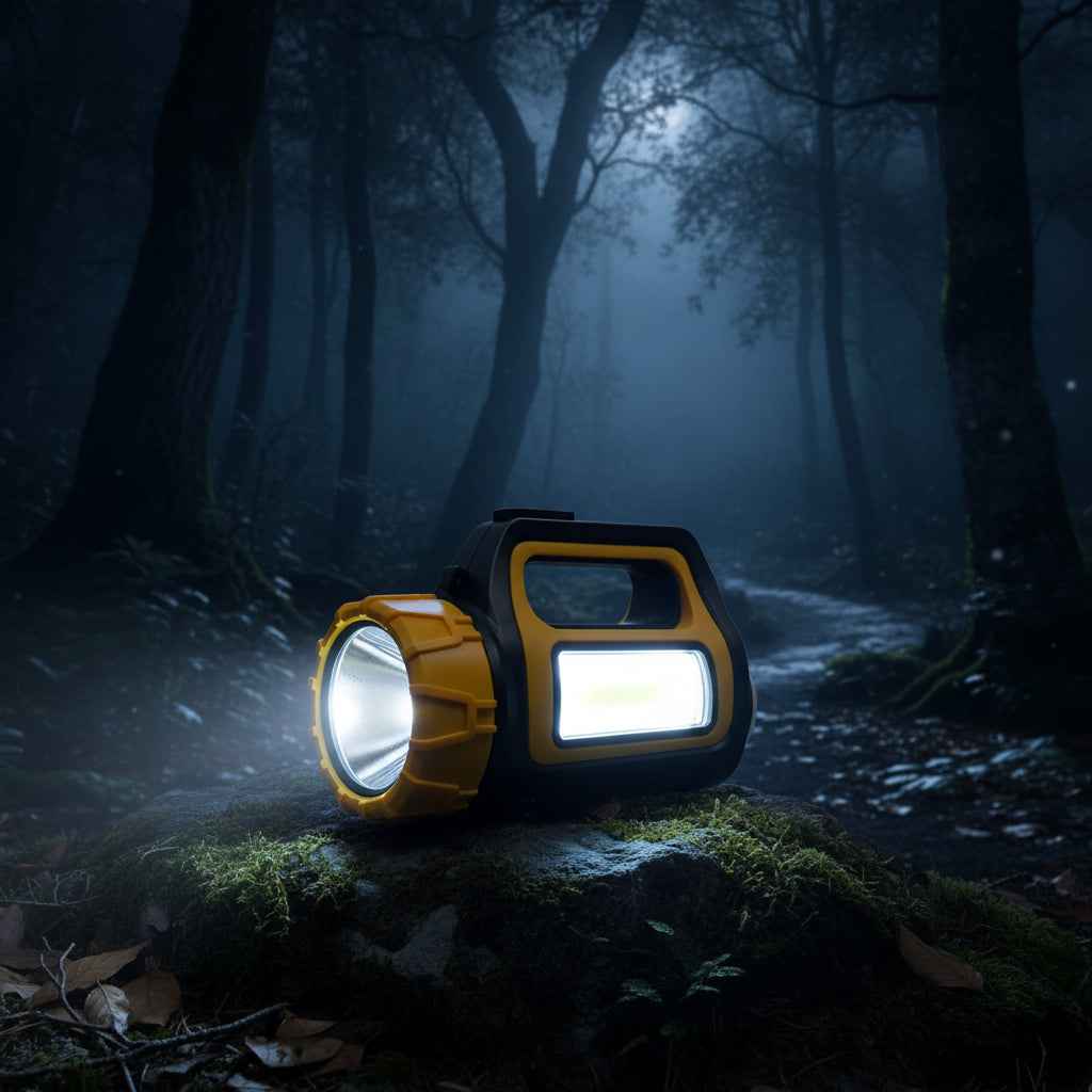 Rectangular Solar Work Light with Stand - 686