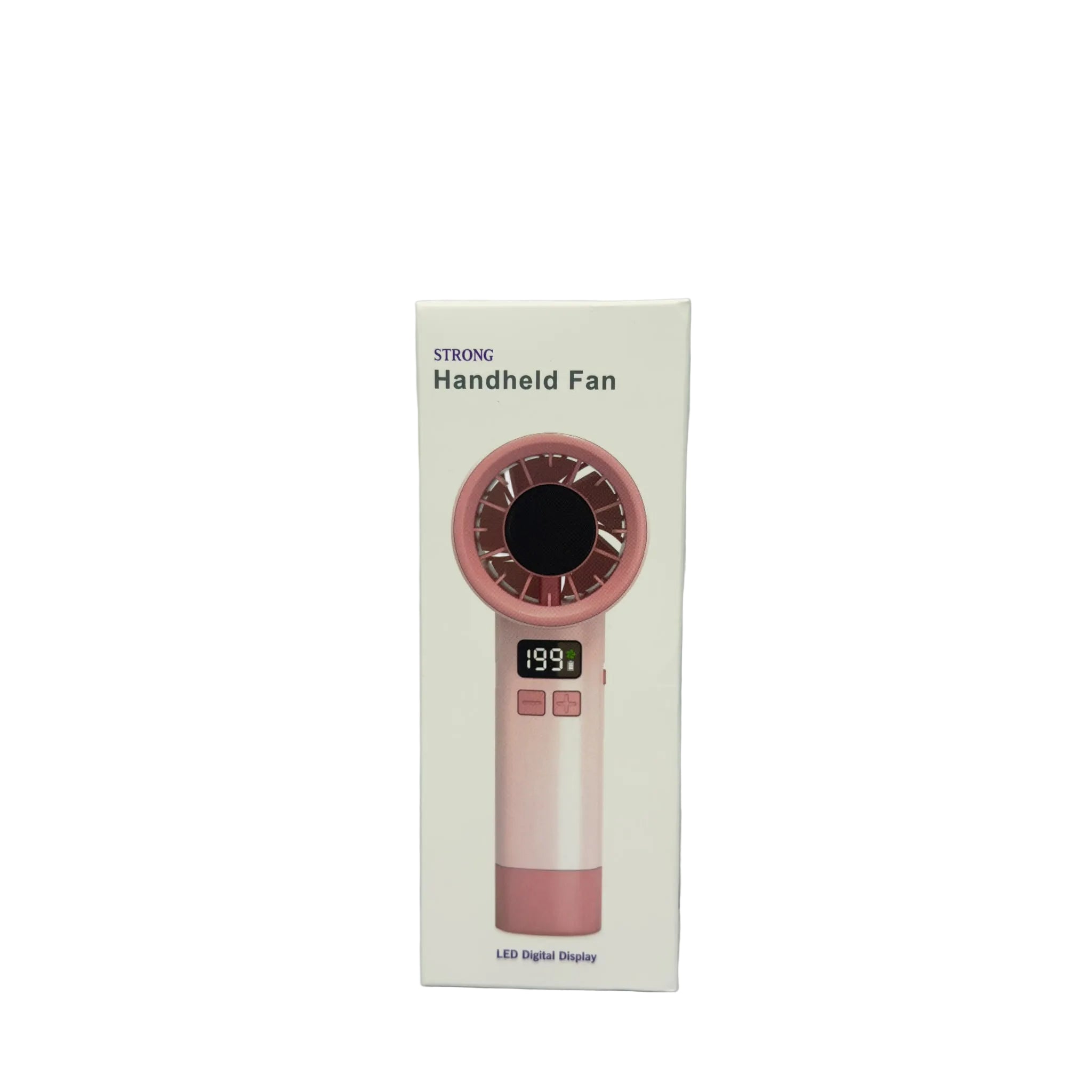Handheld Power Fan with Side Button