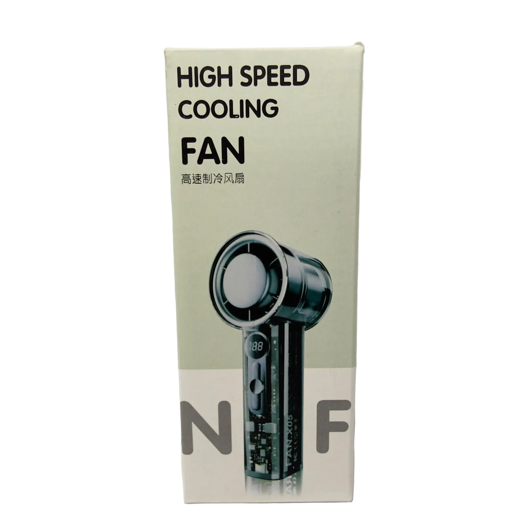 Transparent Handheld Power Fan