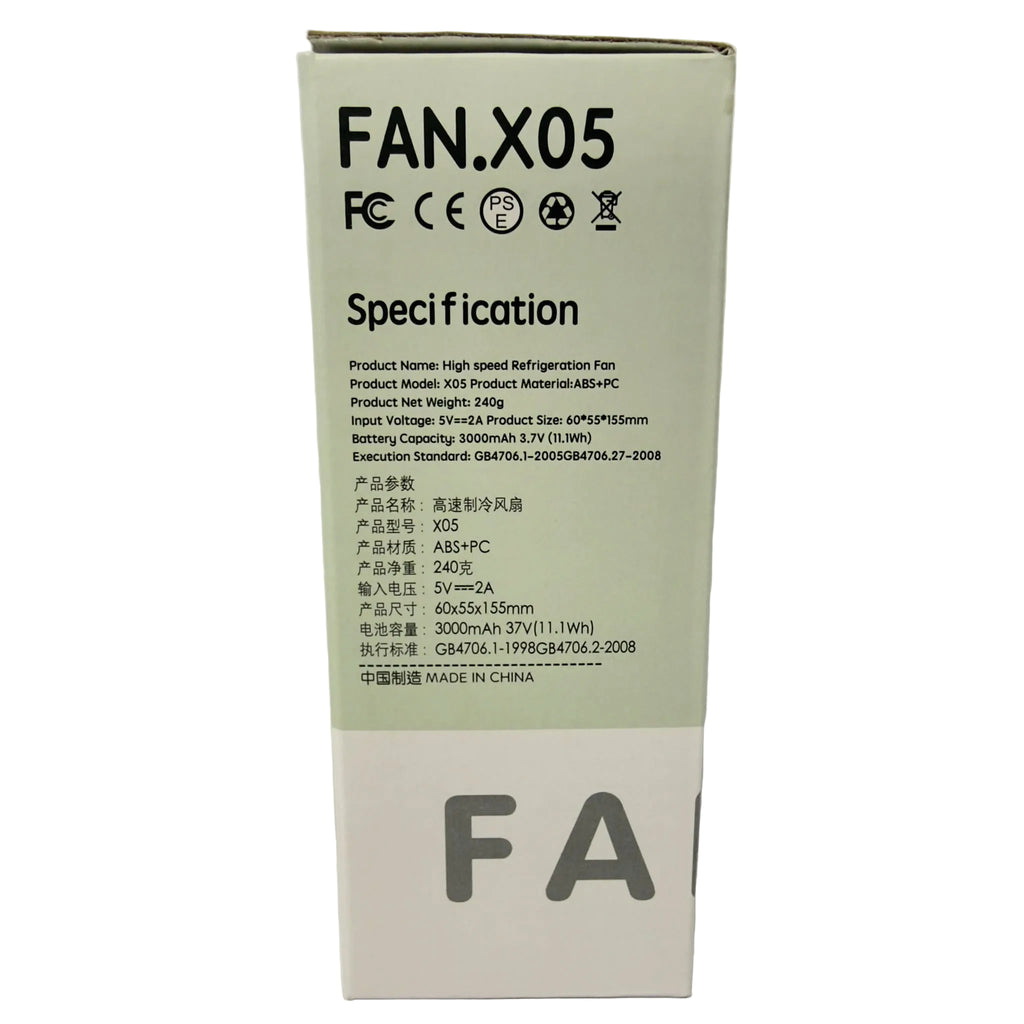 Transparent Handheld Power Fan
